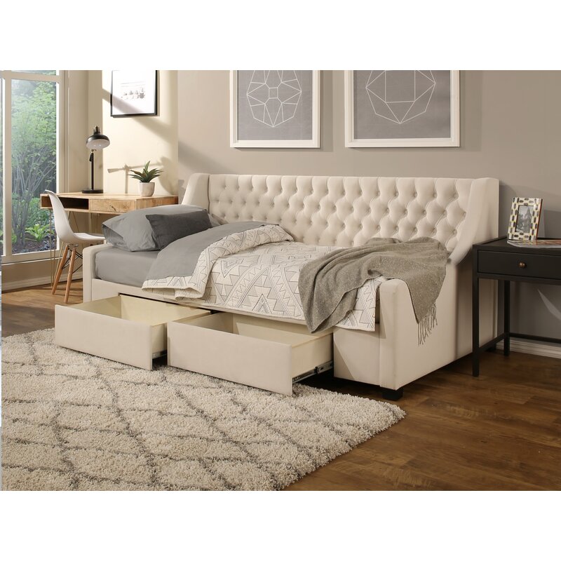 Darby Home Co Aron Upholstered Daybed And Reviews Wayfair 